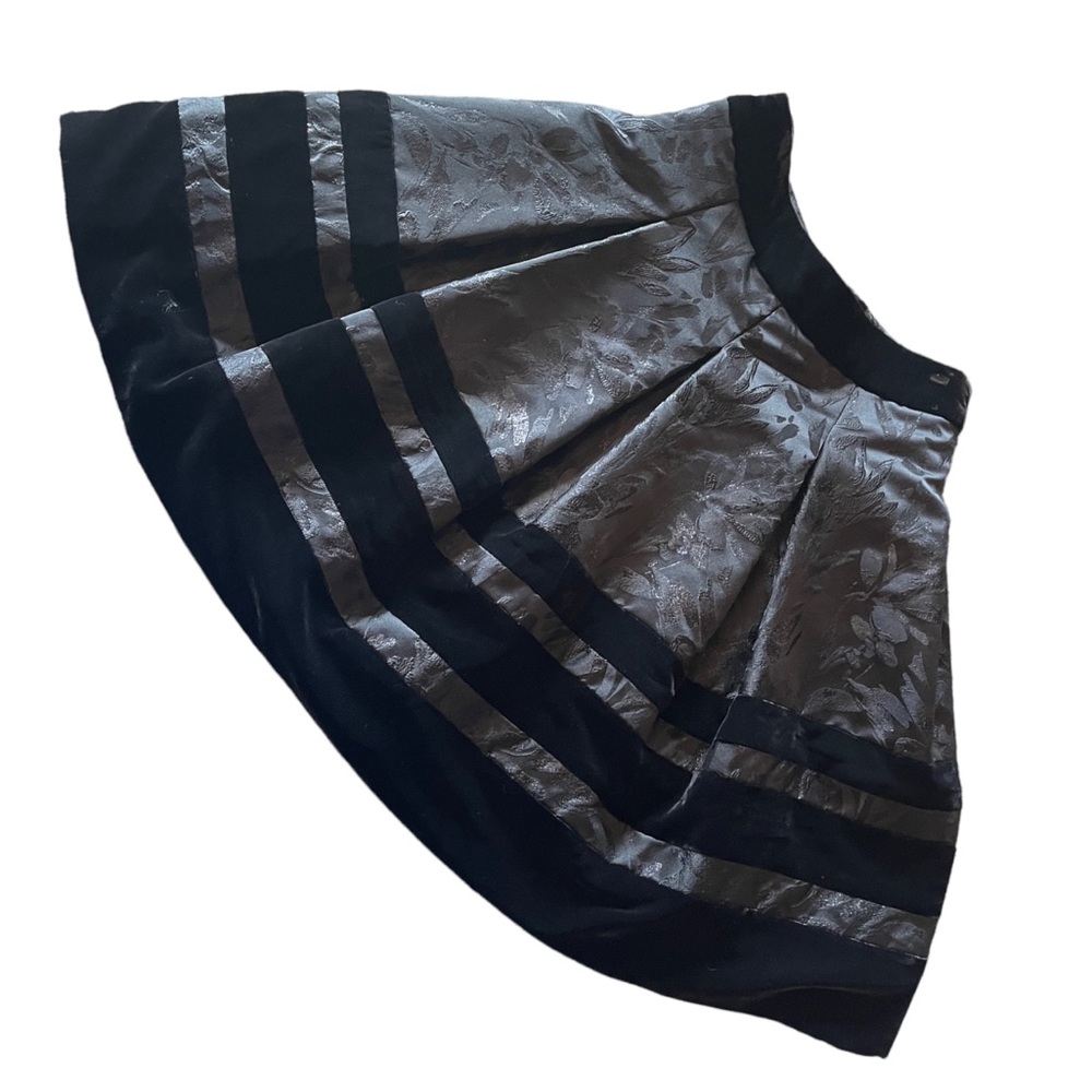 Badgley Mischka Black Cocktail Dress Skirt - Picture 10 of 12
